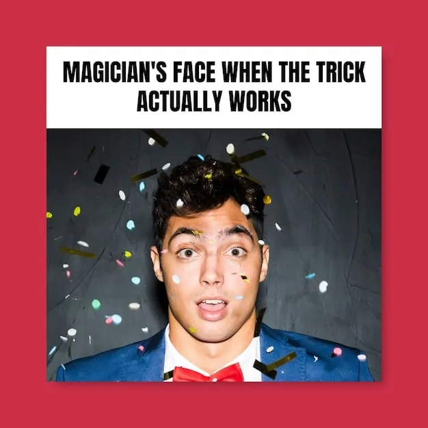 A screenshot of a popular meme, showcasing text overlaid on an image. The meme is widely recognizable and represents a specific viral trend from the past year.