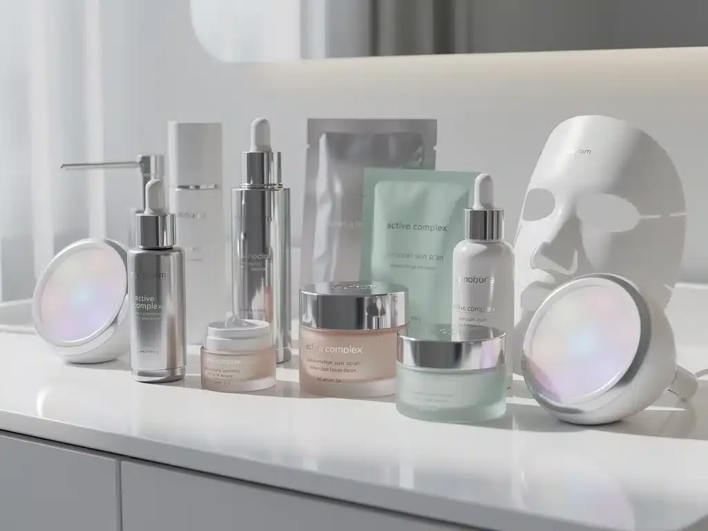 Advanced skincare products for personalized beauty and cellular rejuvenation.